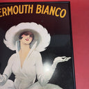 Vintage Framed Poster Vermouth Martini & Rossi Bianco Torino About 25x18in