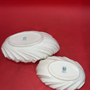 Lenox Vintage Leaf Shaped Porcelain Candy Bowl Lot 2