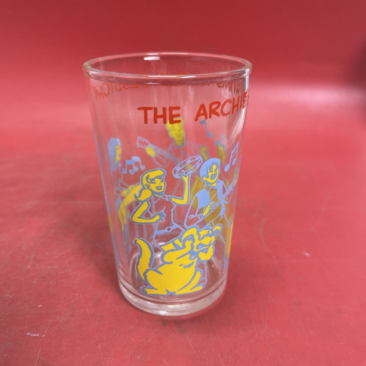 Vintage 1970s Archie & Warner Bros Comics Juice Glasses - Set Of 4