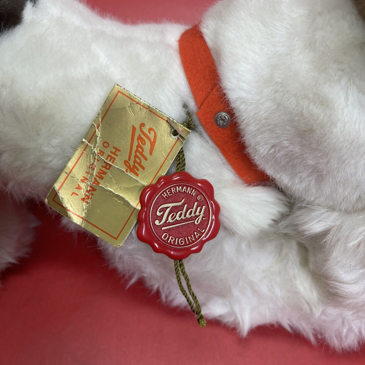 Vintage Teddy Hermann Original Fox Terrier