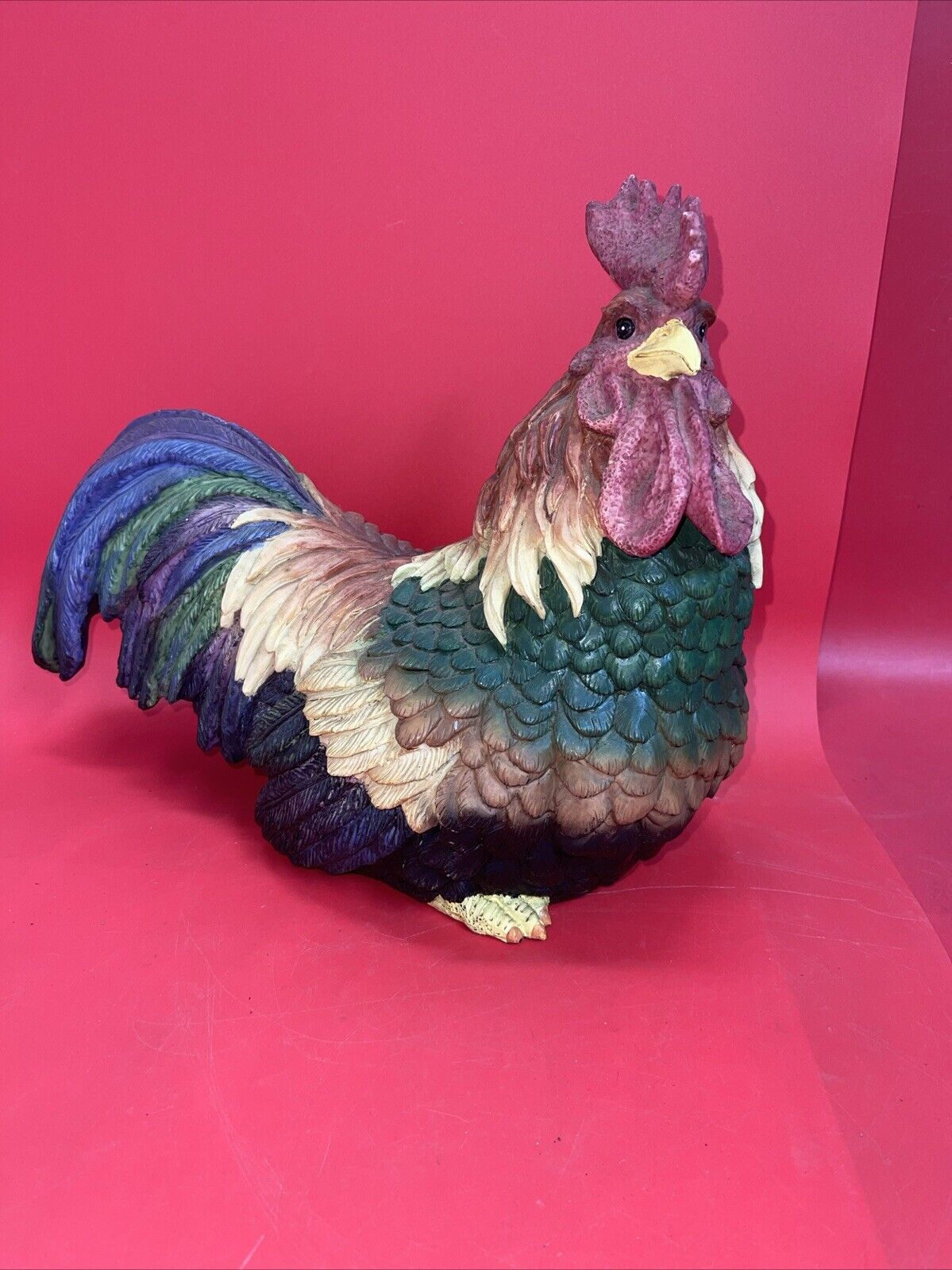 VINTAGE POLYRESIN ROOSTER COUNTRY KITCHEN.