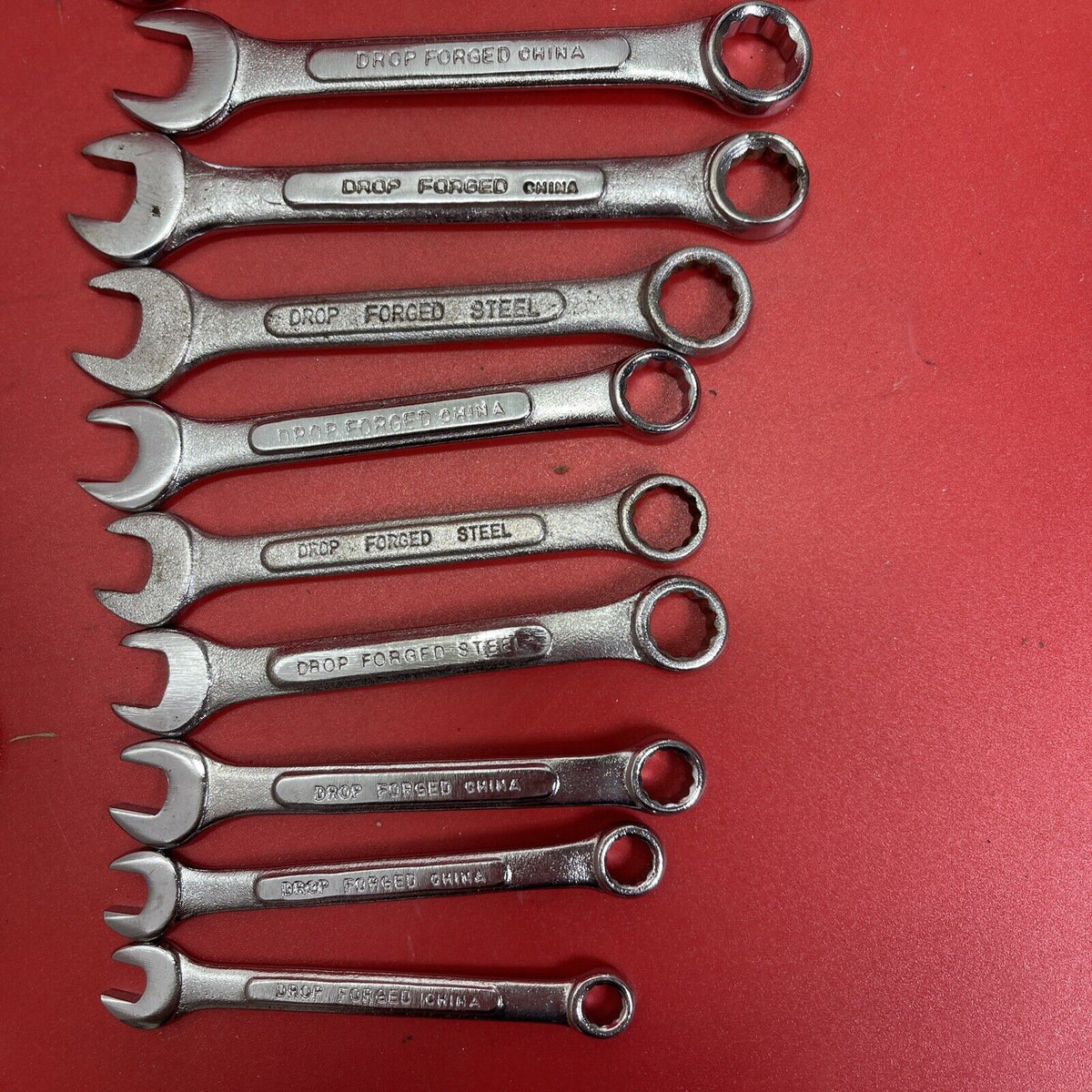 Combination Wrech Set Dropped Forged Steel 33 Pc Set Metric