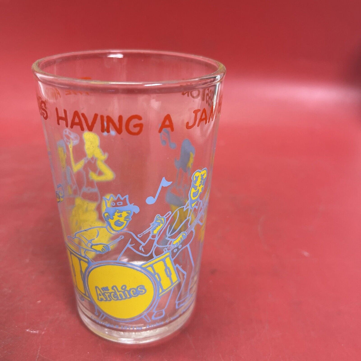 Vintage 1970s Archie & Warner Bros Comics Juice Glasses - Set Of 4