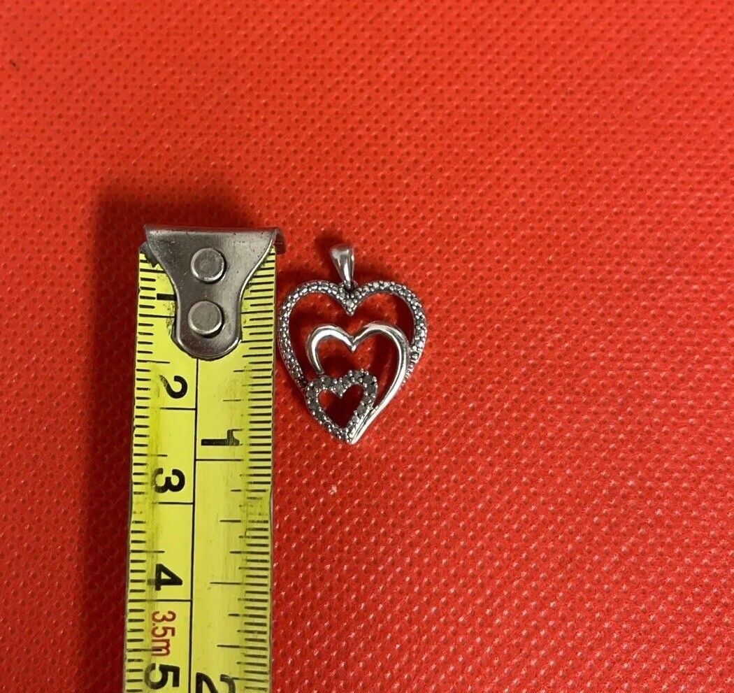 925 Silver Heart Shaped Pending (2.1g)