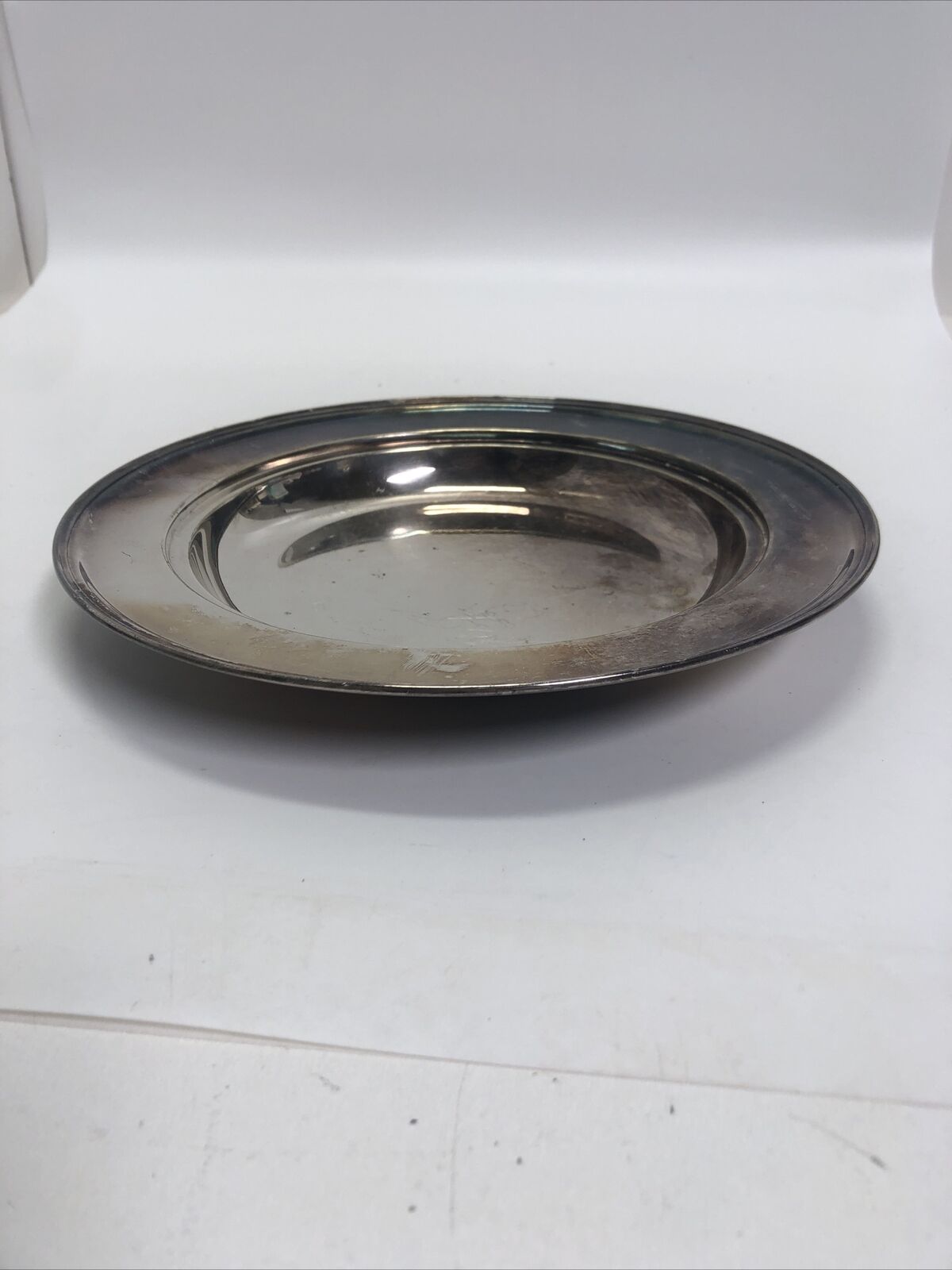 Silver Plate Serving Dish with Makers