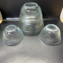 Pyrex Clear Glass Mixing Bowls - 7401(2), 7402, 7403(2)/ Set 5