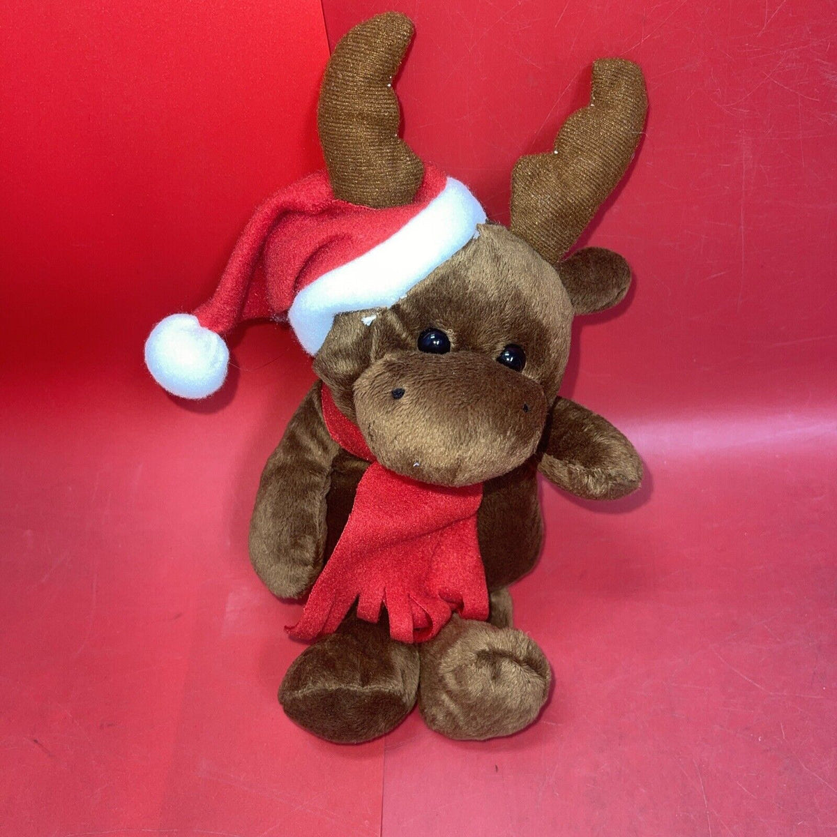 Vintage Reindeer Christmas Plush Lot 4