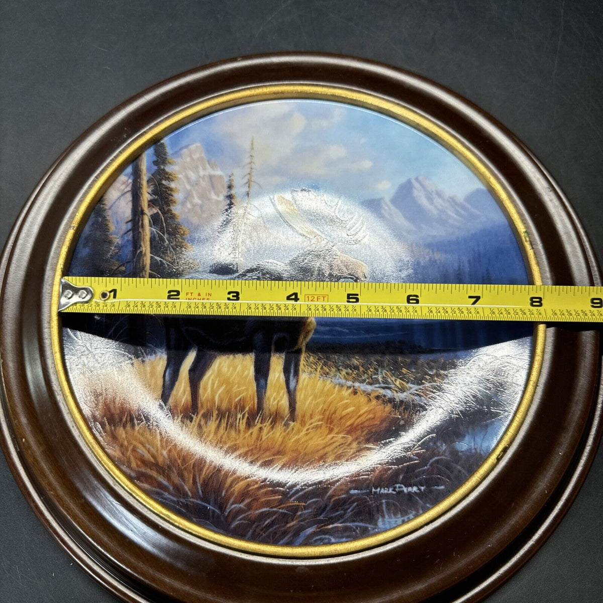 Dominion China Lords of the Wilderness Collector Plate - 'His Domain: Moose'