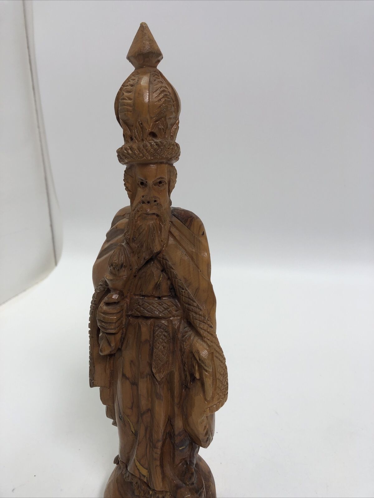 Chinese Exquisite Hand-carved Guanyin Carving Boxwood statue