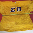 Sigma Pi Champion Short Sleeve T-Shirt with  Letters Size Large