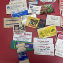 Vintage  Sticker Magnet Large Lot