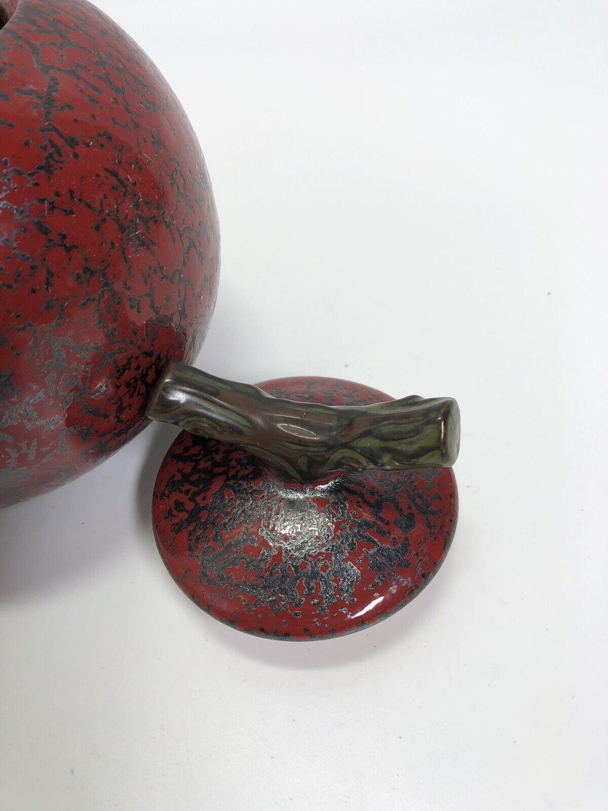 Studio Art Pottery Asian Inspired Sugar bowl