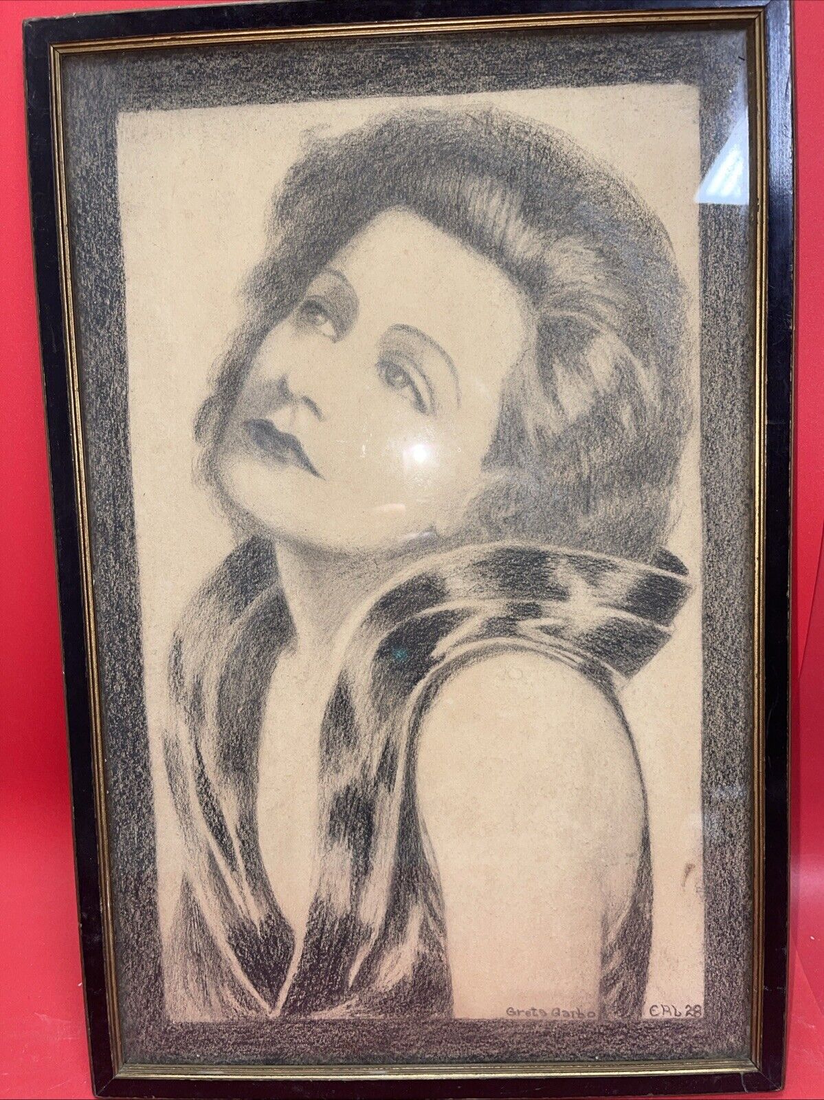 GRETA GARBO - American Actress - Original Vintage Artwork - 1928