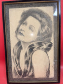 GRETA GARBO - American Actress - Original Vintage Artwork - 1928