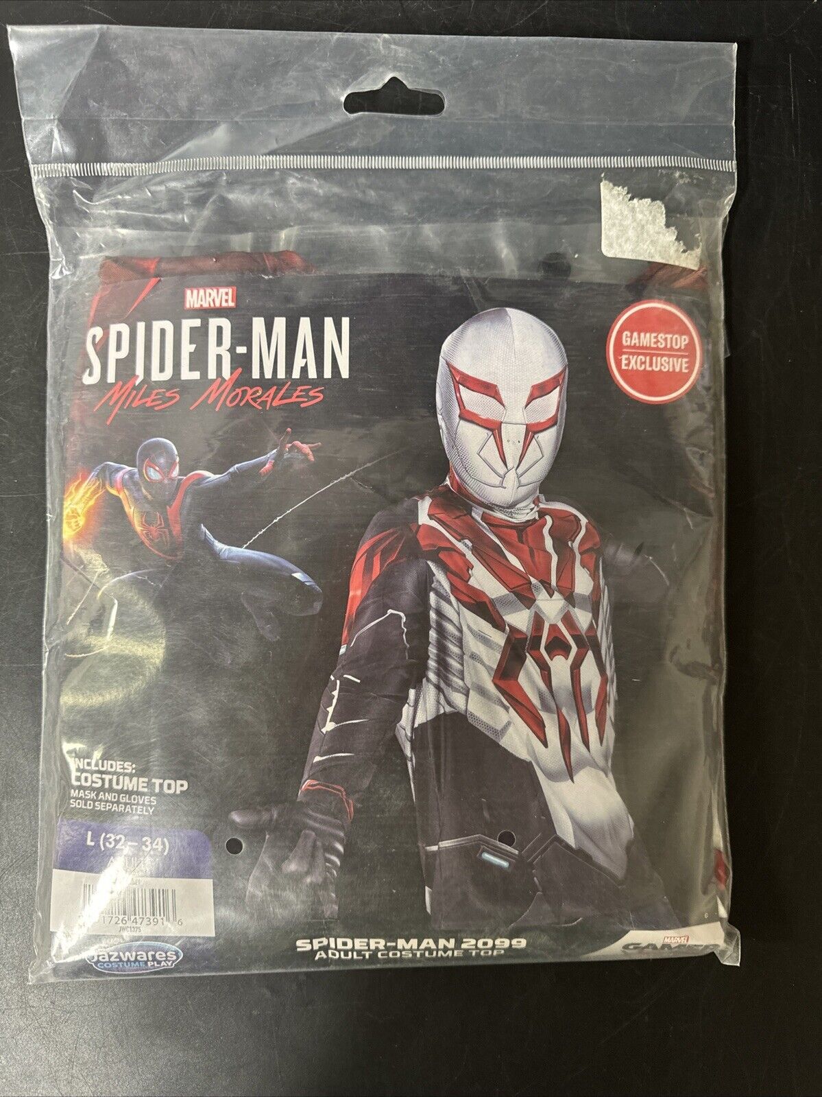 Spider-Man 2099 Miles Morales Costume Gamer Verse Adult Large 32-34