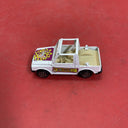 Very rare Suzuki Sj Samurai Jimny 1/64 Chuck e Cheese white original
