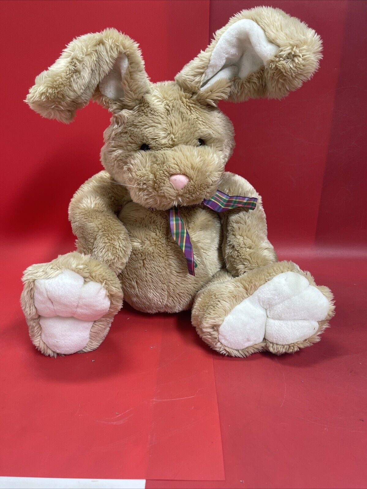 Easter Bunny Soft Toy Brown Wire Ears