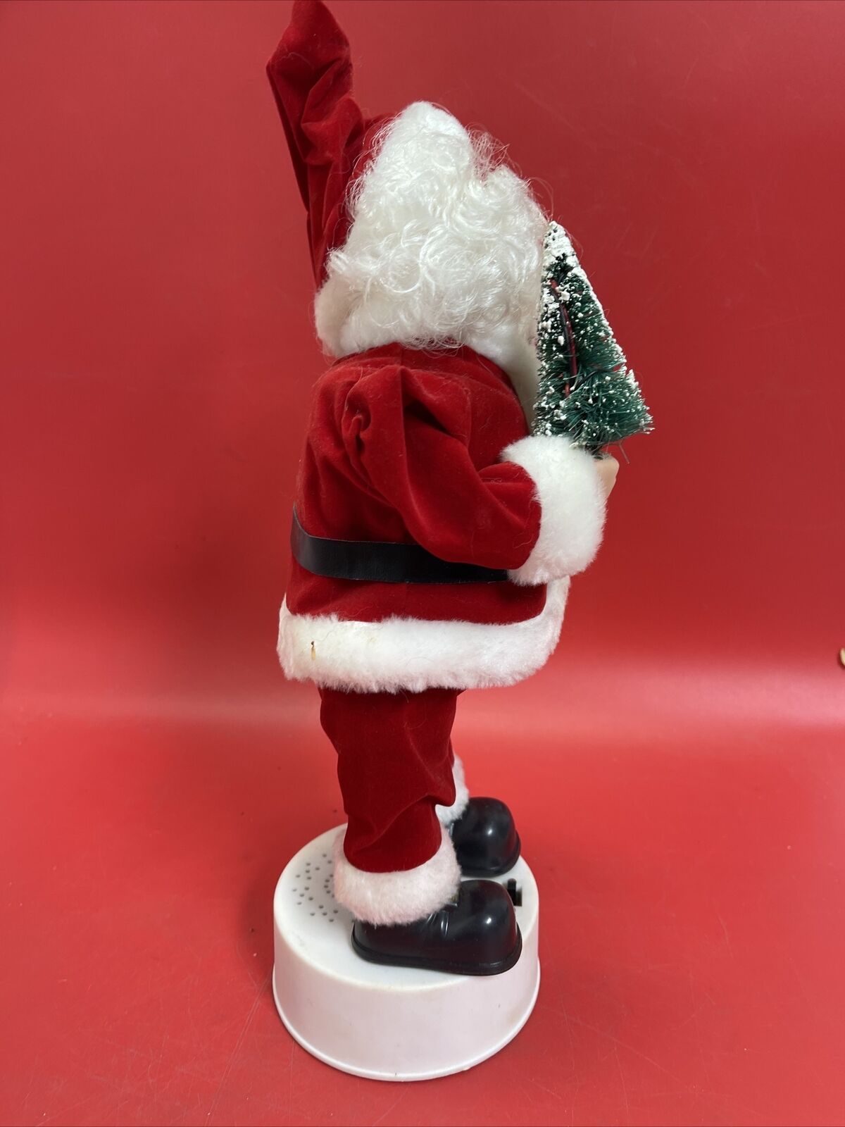 Vintage 90s Musical Action Santa Claus Christmas Figure New In Box Plays 3 Songs