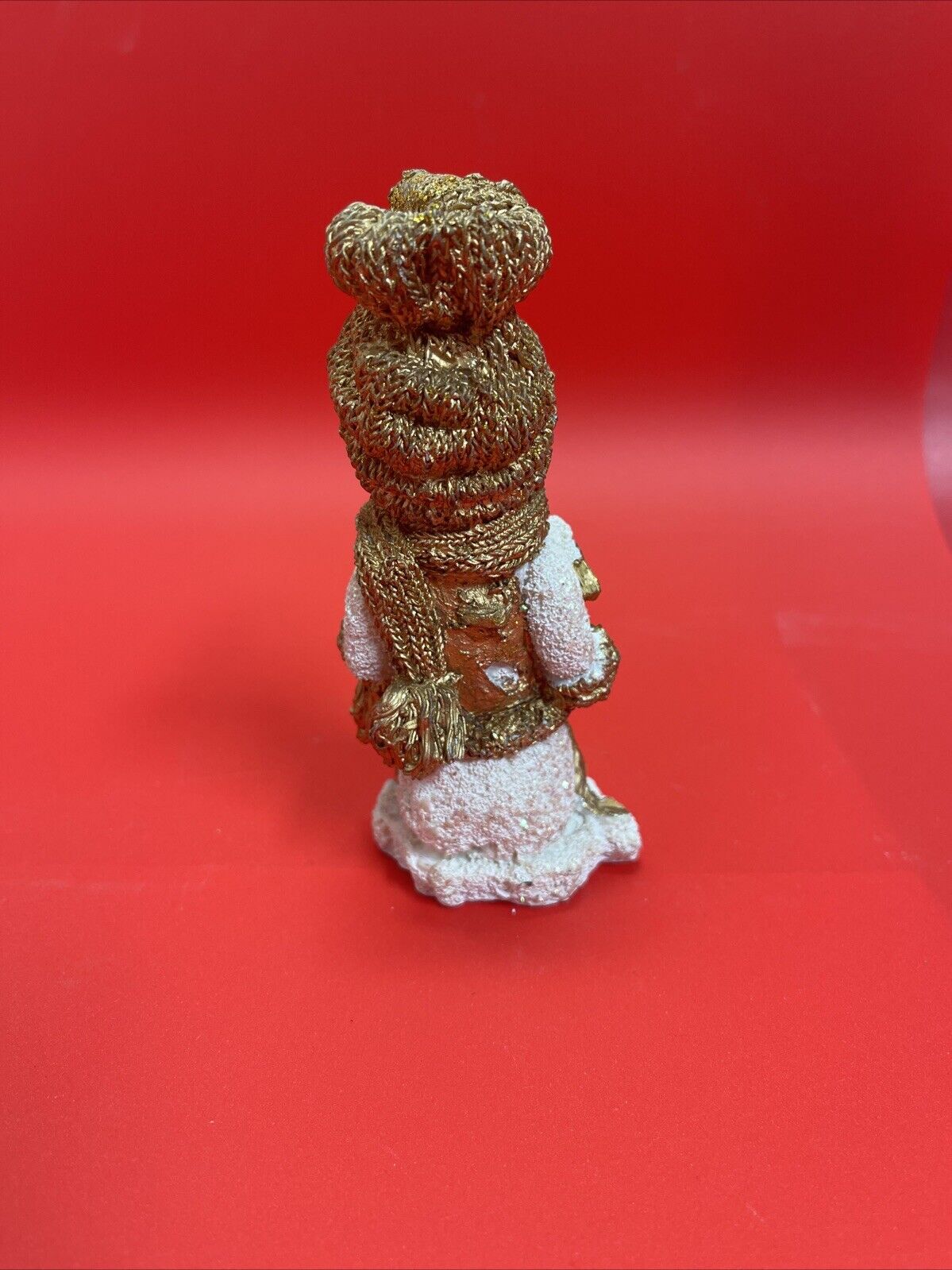 Vintage Collection Glittery Snowman Figurine Lot 2