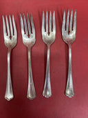 ANTIQUE VINTAGE COLLECTIBLE FORK 6.25" R.C. CO  SILVER PLATE Lot 8