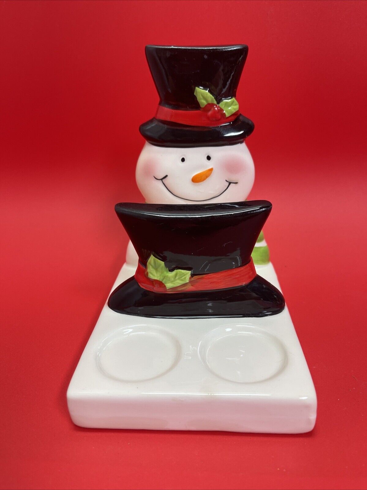 Adorable Snowman Napkin Holder w/ Salt and Pepper Set