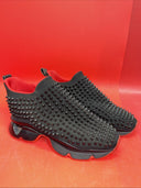 Christian Louboutin Spike Sock 30 Neoprene Black  Size 39 USED