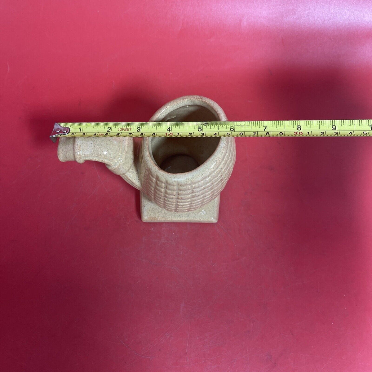 Vintage MCM Ceramic Pipe Shaped Pipe / Tabacco Holder