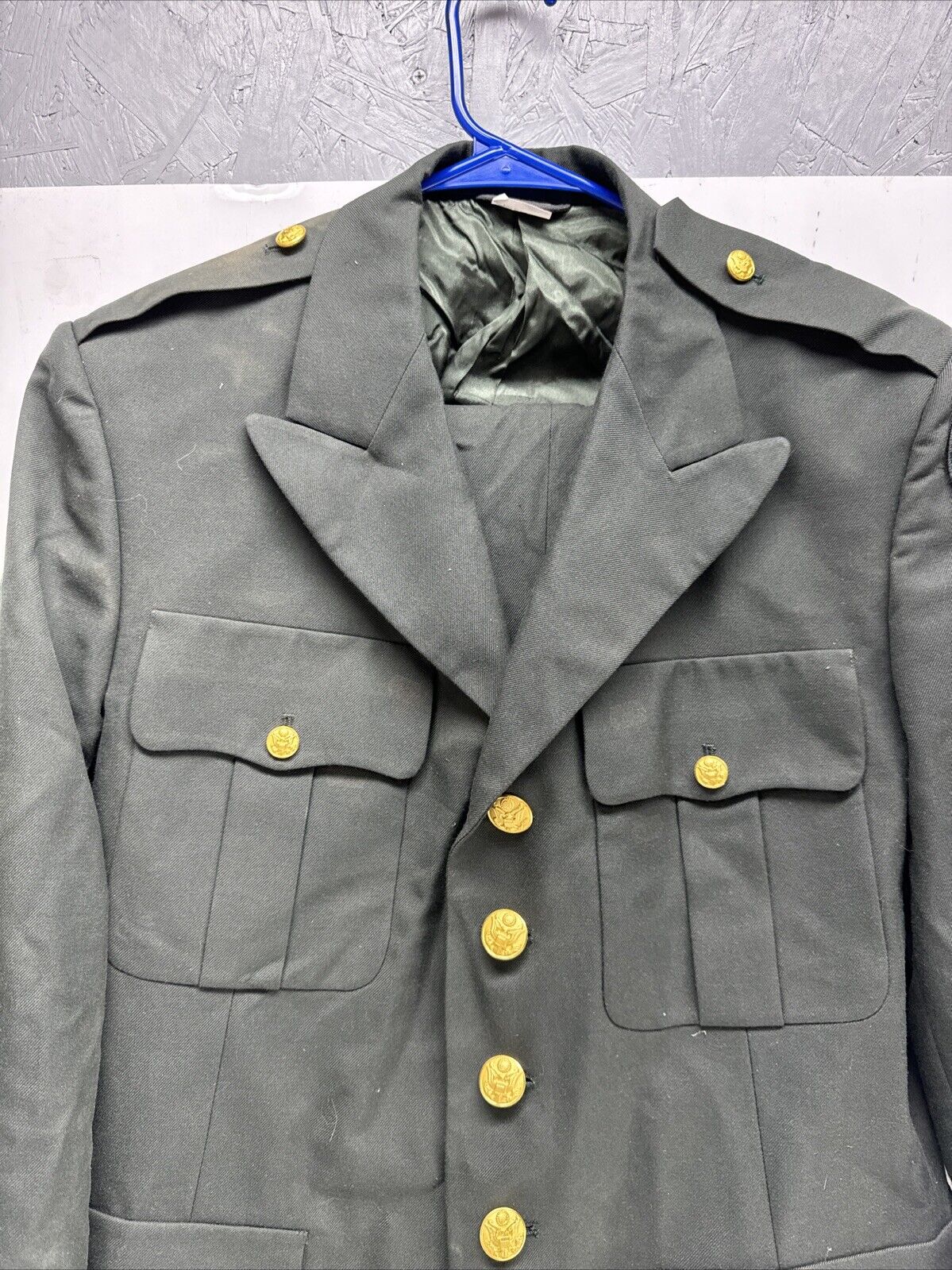 US Army DSCP Garrison Dress Uniform Coat & Pants Suit Outfit