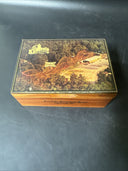 Vintage Wooden Trinket Jewelry Box/ Lot Of 2