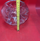 Lenox OPAL INNOCENCE BEAUTIFUL HAND CUT CRYSTAL  ROSE BOWL 8”