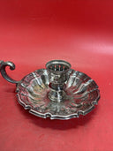 Towle CANDLE HOLDER, Silver Plate, Unpolished, 7”