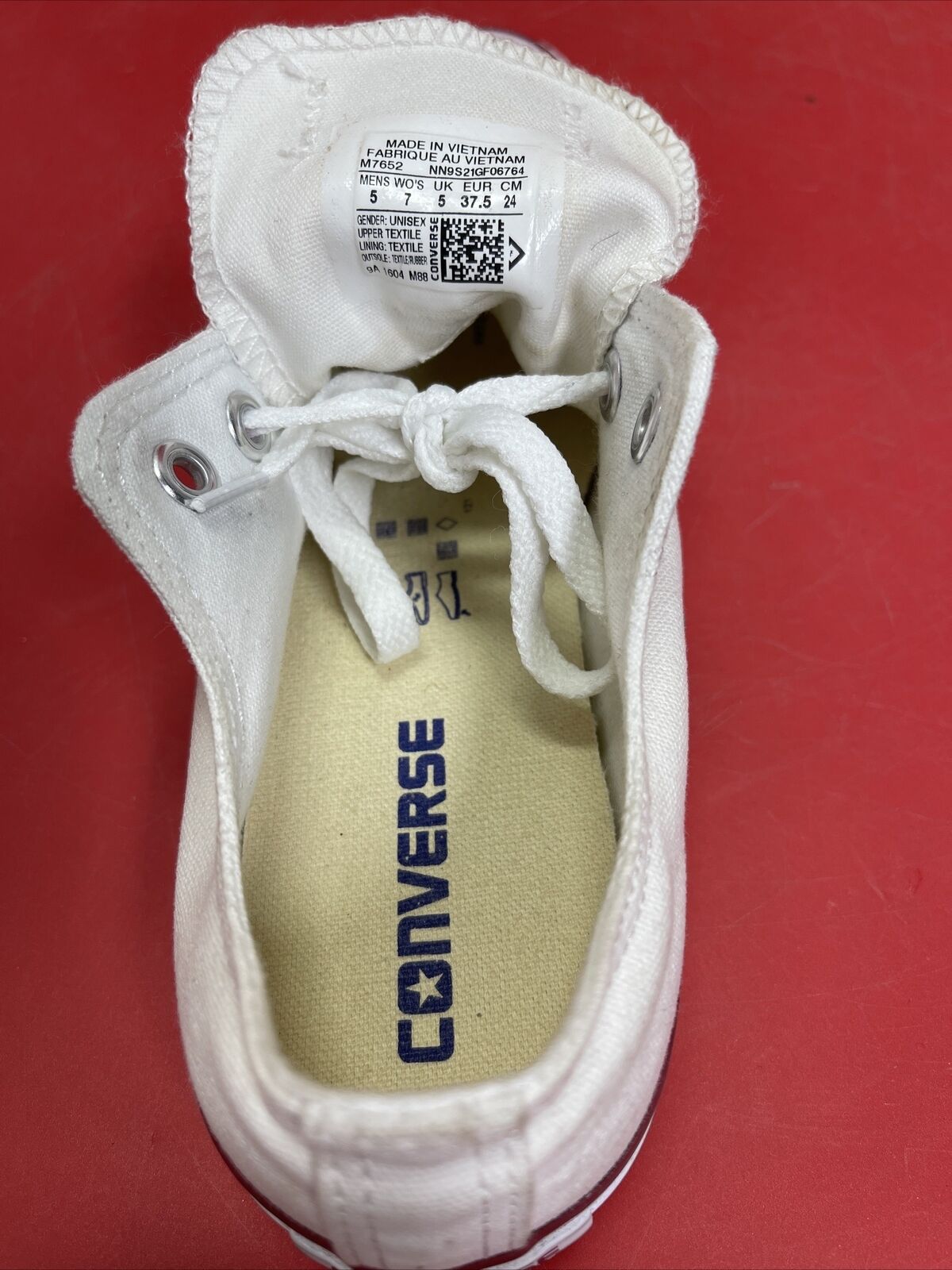 Converse Chuck Taylor All Star Ox -Optical White - Canvas Low - M7652 -Men/Women
