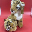 Fiesta For Universal Studios Bengal Tiger with Cub Playing Realistic   Plush
