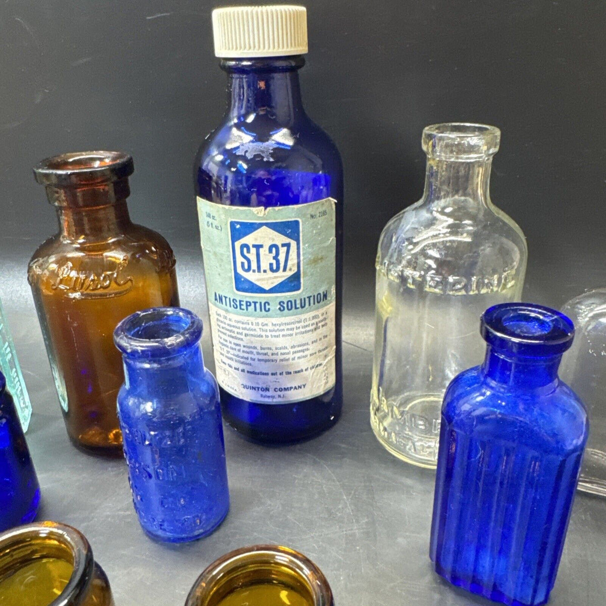 Vintage Medicine Bottles/ Lot Of 10