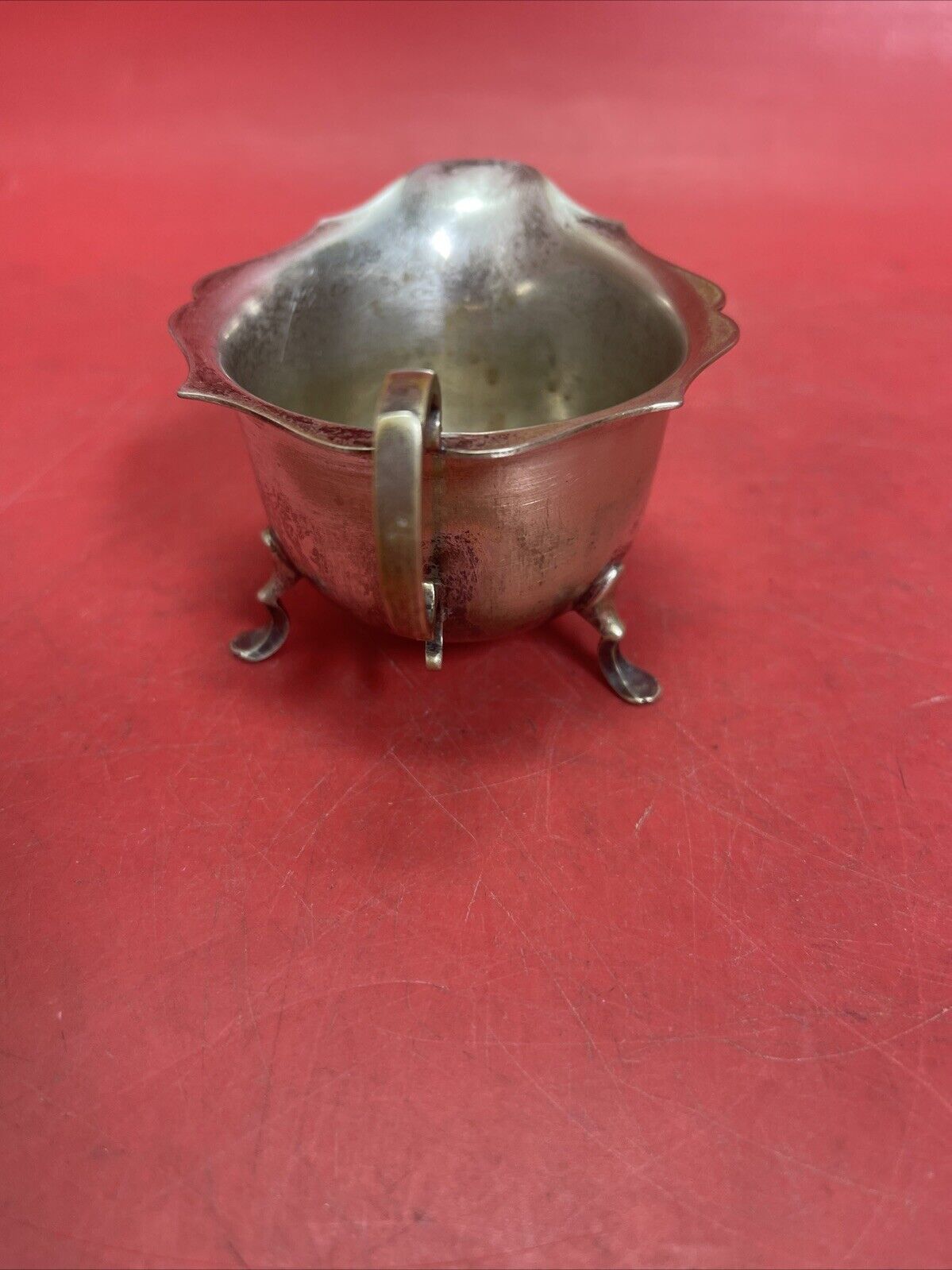 EPNS Silver Plated, Footed Creamer and Sugar (open bowl) 1916