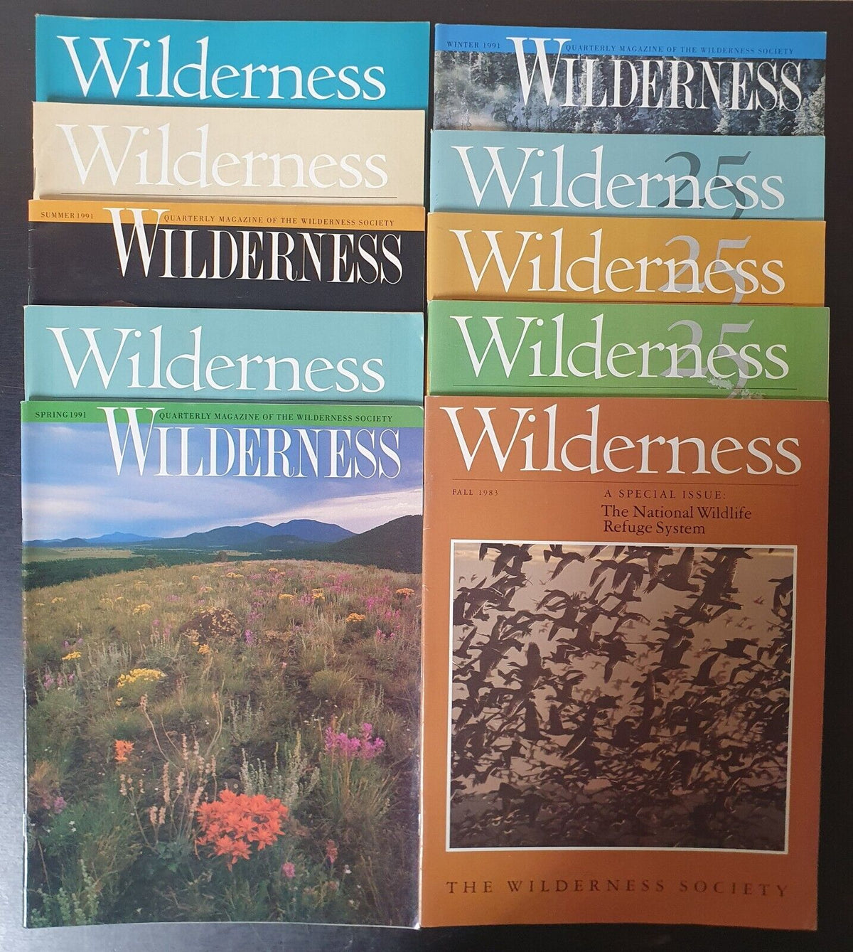 Wilderness/ Magazines Lot Of 10 (1983, 1989-1991)