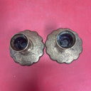 Vintage Chinese Brass Candle Stick Holder  Pattern