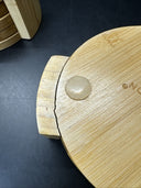 MODERN BAMBOO CORK TREE DESIGN SET OF 8 TABLE COASTERS