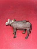 ANTIQUE OX DRAWN YUNTA WOODEN SCULPTURE