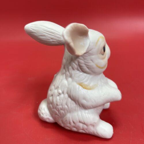 Pair of Royal Crown Bunny Rabbit Figurines Signed J Byron