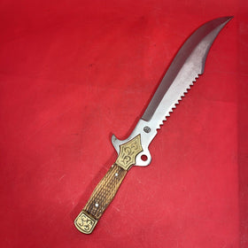 CHIPAWAY CUTLERY saw side Fixed Blade Knife W