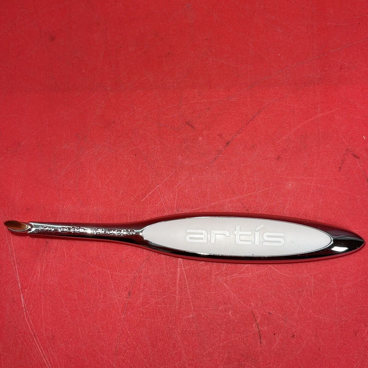 Artis Elite Collection Make-Up Whine Finish Cosme Fibre 5 Brush Set Used #2
