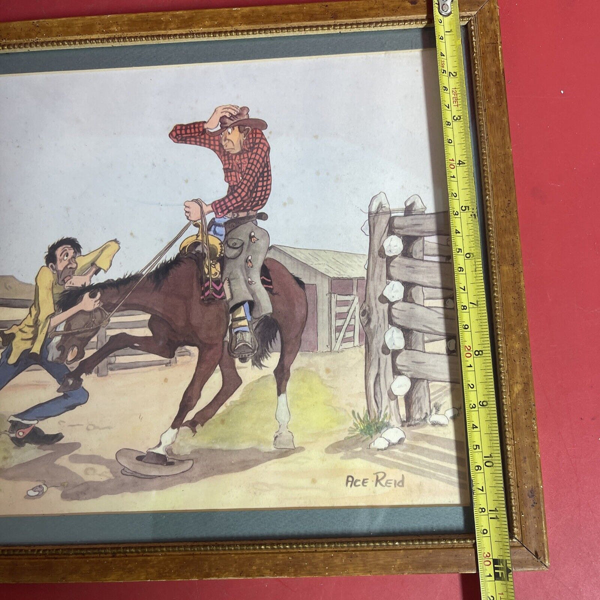 Vintage Ace Reid Wall Art