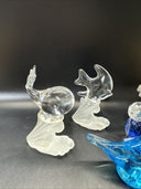 Vintage Controlled Bubble Glass Figures/ Set Of 7