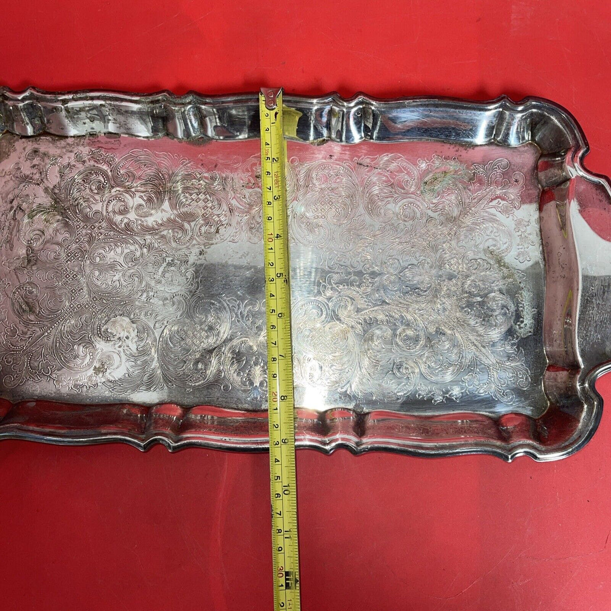 Vintage Oneida Georgian Silver Plated Tray