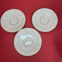 Lenox Fruits Of Life Tea 4 Cups & 3 Saucers, Creamer, Gold Trim