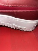 Nike Air Force 1 Low Pixel Red Leather CK6649-600 Women's Size 9