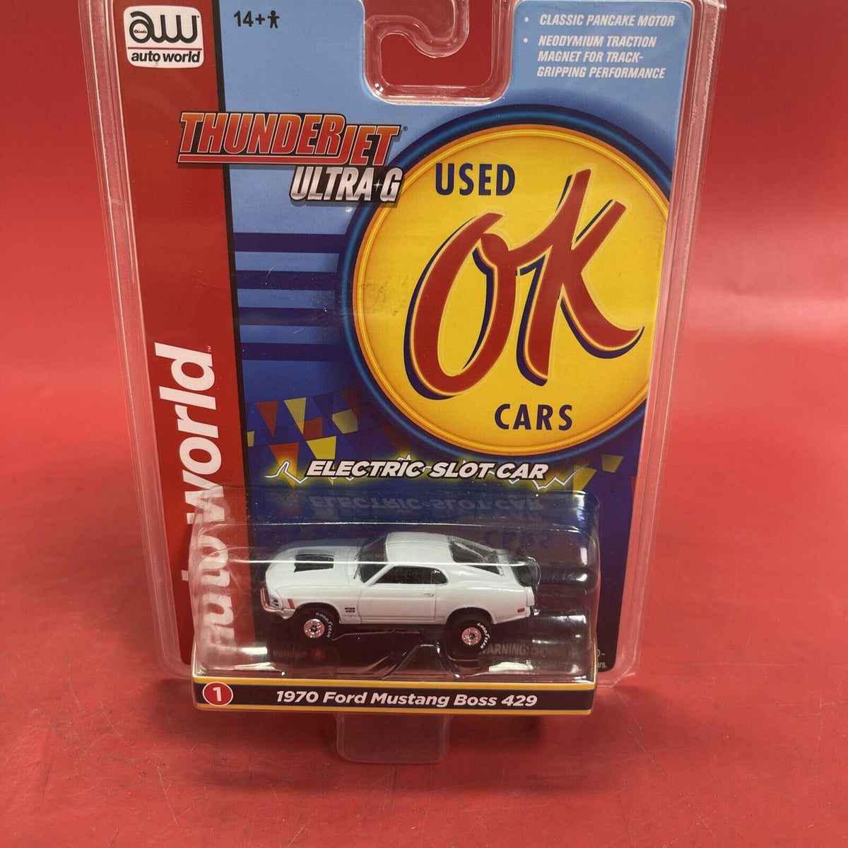 SC377-1W Auto World Thunderjet 1970 Ford Mustang BOSS 429