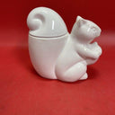 Ceramic Squirrel  Candle Holder w/ Toasted Almond 6oz Candle