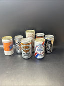 Vintage Beer Cans- Blatz, Red Bull, Billy, Harley Davidson,…/ Lot Of 7